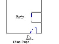 APPARTEMENT T1 A VENDRE - PARIS 16EME ARRONDISSEMENT - 8.55 m2 - 80 250 €